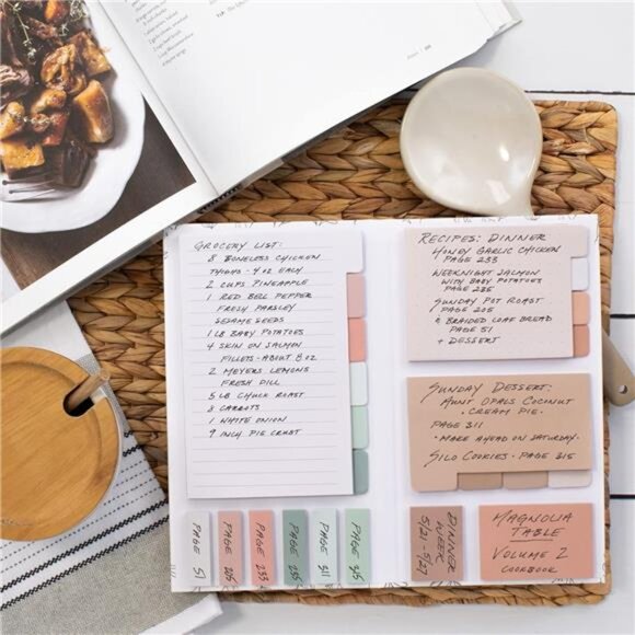 Aesthetic Pastel Sticky Notes Set of 528 with Tabs For Bible Study - Picture 7 of 8